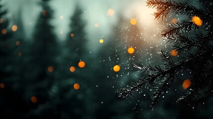 Poster - Ethereal white rain droplets glistening and ephemeral cascading down a dramatic dark canvas elemental movement frozen in time cinematic and atmospheric