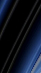Poster - Dynamic blue and black abstract light streaks moving in a vertical sequence