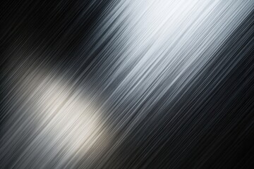 Aufkleber - Dynamic metallic background featuring sleek silver and black lines with a glowing intersection for text placement