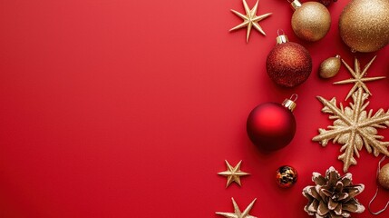 Poster - A beautiful christmas tree adorned with a variety of ornaments creating a festive holiday atmosphere