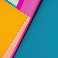 Poster - A bright colorful background featuring a blend of various shades perfect for creative design projects