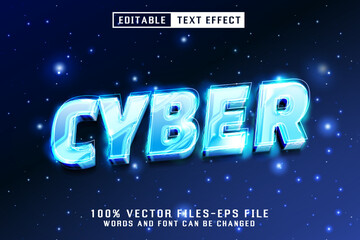 Poster - Cyber Editable Text Effect