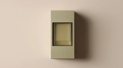 Poster - Minimalist Product Packaging with Soft Neutral Tones and Texture
