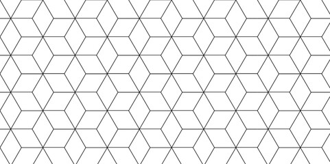 Vector tiles gradient science web tech connection triangle diamond honeycomb hexagon art. Seamless pattern with hexagon square cube geometric pattern shapes grid metal element texture design.	