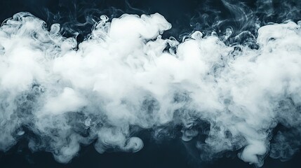 Poster - Creating mystical atmosphere with smoke effects studio photography dark background close-up artistic concept