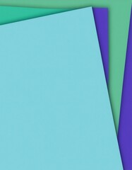 Fototapete - Colorful abstract background creating modern poster with overlapping shapes