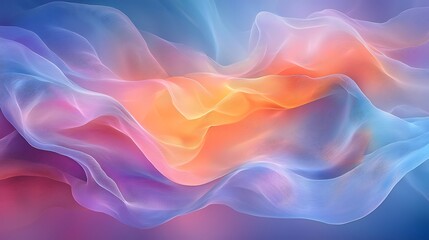 Poster - Abstract Flowing Fabric Texture Background