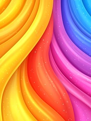 Poster - colorful spectrum flow with gradient effect for dynamic compositions