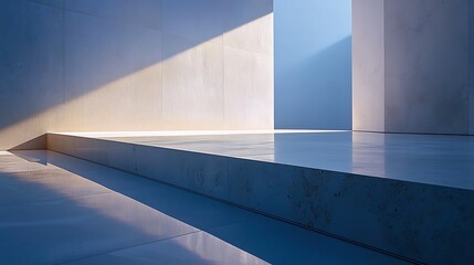 Aufkleber - Modern Minimalist Architecture Interior Design