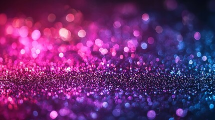 Poster - Pink Purple Blue Glitter Background Texture