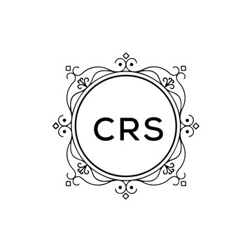 CRS creative minimalist letter logo.