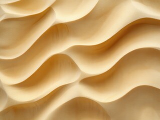 Poster - Soft Creamy Waves of Textured Surface in Neutral Tones Suitable for Background and Abstract Art Designs for Various Artistic Projects