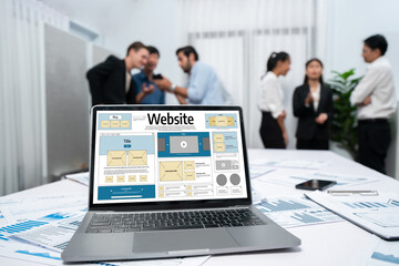 Aufkleber - Website design software provide brisk template for online retail business and e-commerce