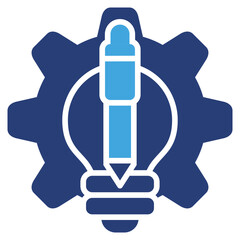 Poster - Learning And Development Two Color Icon
