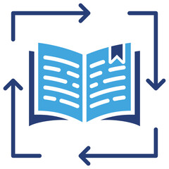 Poster - Continuous Learning Two Color Icon