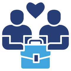Poster - Interpersonal Skills Two Color Icon