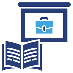 Poster - Training Two Color Icon