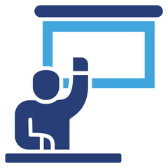 Poster - Training Two Color Icon