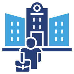 Poster - Company Two Color Icon
