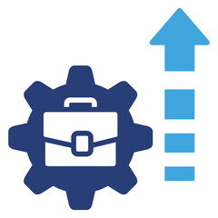 Poster - Development Two Color Icon