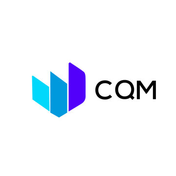 CQM creative minimalist letter logo.