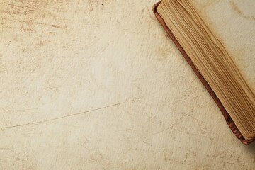 Aufkleber - Scholarly background design featuring a textured book page with golden ratio emphasis and inviting cream and brown tones for educational purposes