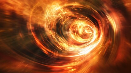 Poster - A swirling vortex of flames and fiery colors captivates in a cosmic setting. The dynamic flow and intensity demonstrate energy and movement in a captivating display
