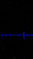 Poster - Dynamic neon sound waveforms transforming across subtle dark background