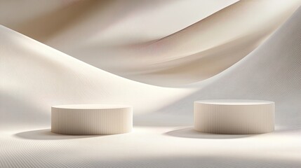 Minimalist abstract background with soft clean and simple shapes.