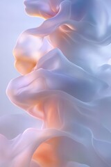 Wall Mural - a close up of a white and pink abstract background