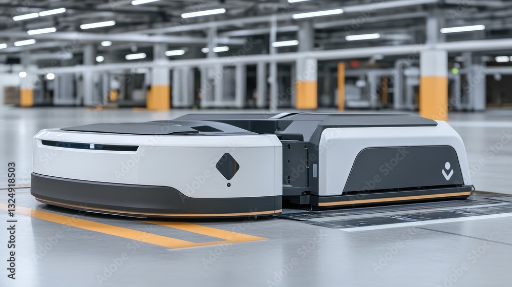 Fully automated robotic vehicle inspection system scanning a newly ...