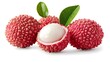 © Photo Dogg - Fresh Lychees Isolated on White Background