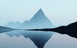 © budiyono - Serene Mountain Lake Reflection Landscape