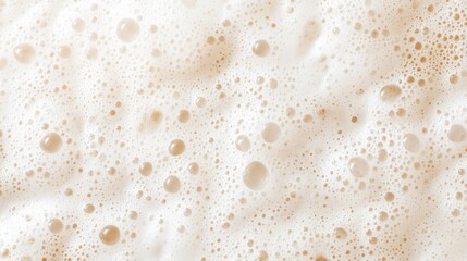 Poster - Delicate foam bubbles forming soft, textured surface highlighting beauty, hygiene, and cleaning product concepts with pristine, fresh aesthetic