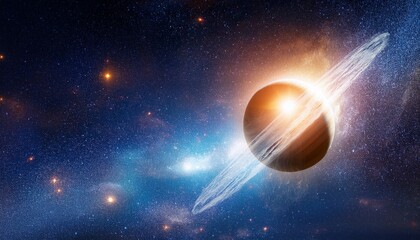 Wall Mural - deep space pulsar banner