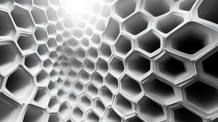 Poster - A mesmerizing pattern of pentagons and hexagons, mathematically perfect