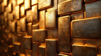 Poster - A modular lattice of golden rectangles, elegant and sophisticated