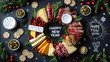 © Amanda112 - Elegant Holiday Charcuterie Wreath: A Stunning New Year's Eve Appetizer Display