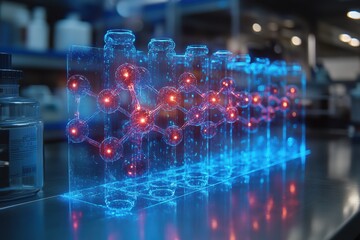 Poster - Holographic display of molecular structure in a laboratory setting