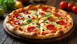 © Jawad - Delicious pizza on white background