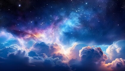 Wall Mural - cosmic clouds looped