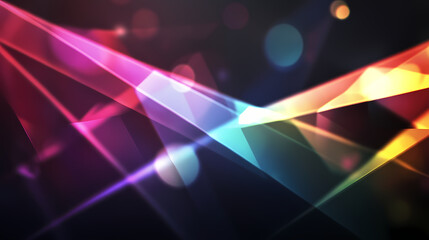 Wall Mural - prism light reflections