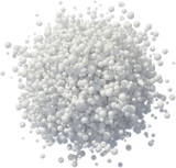 Cluster of white 3D spheres of varying sizes, creating a floating, abstract particle cloud effect. Ideal for digital art, backgrounds, and futuristic designs