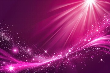 Poster - Vibrant Fuchsia Gradient Background with Shimmering Elements and Bright Accents