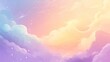 © Shahida - Pastel Sky Dreamy Cloudscape with Soft Colors and Celestial Elements