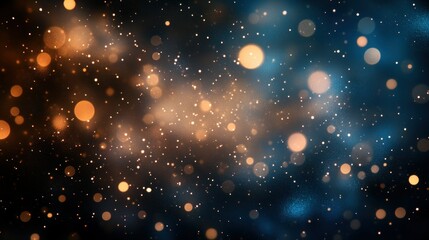 Wall Mural - Abstract Bokeh Lightscape Night Background