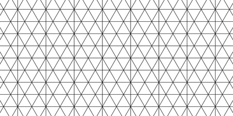 Aufkleber - geometric triangle pattern. abstract line background. black lines with white background creative and