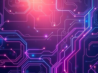 vibrant circuit board design, technology background, electronic pattern, digital network, futuristic