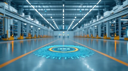 Poster - a state of the art smart warehouse equipped with advanced digital twin technology for optimized effi