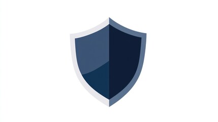 Poster - Shield Icon Design Modern Minimalist Protection Symbol for Security Concepts and Applications
